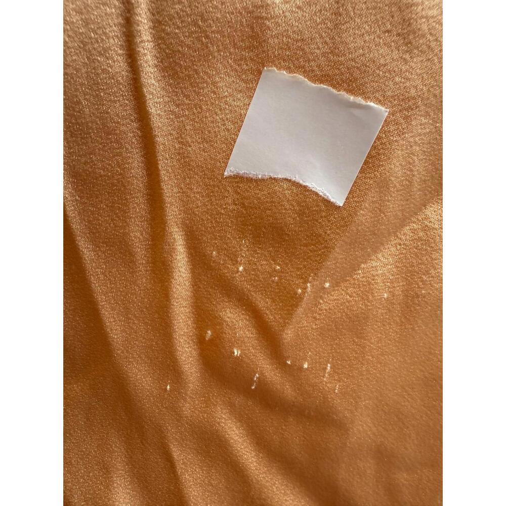 Rosetta Getty x RTR Peach Twist Back Shift Dress Size 6 with Fabric Pull - Picture 7 of 11